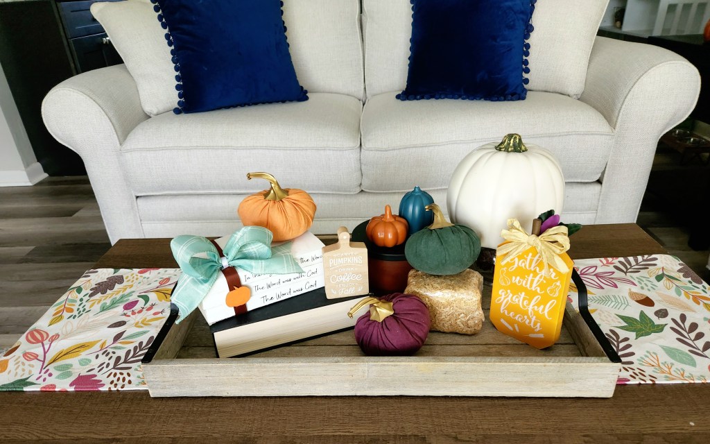 Don't Break the Bank! Inexpensive Early Fall Vignette a Few DIYs - Life as  a LEO Wife